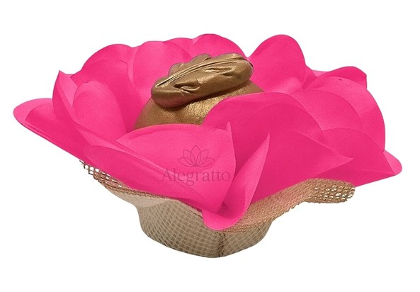 Forminha Lunita Papel com tela - Rosa Pink- SS46