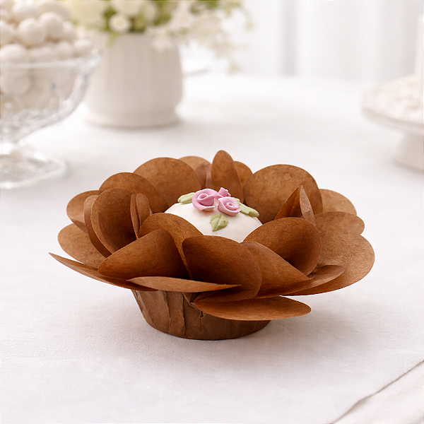 Forminha Delicatta - Papel - Caramelo