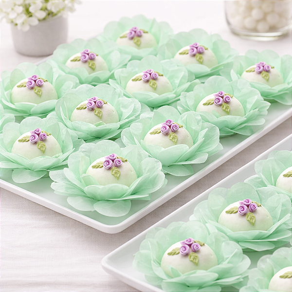 Forminha Delicatta Papel - Verde bebê SS05