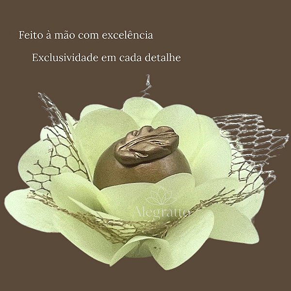 Forminha Imperial - Papel com tela - Amarelo Bebê