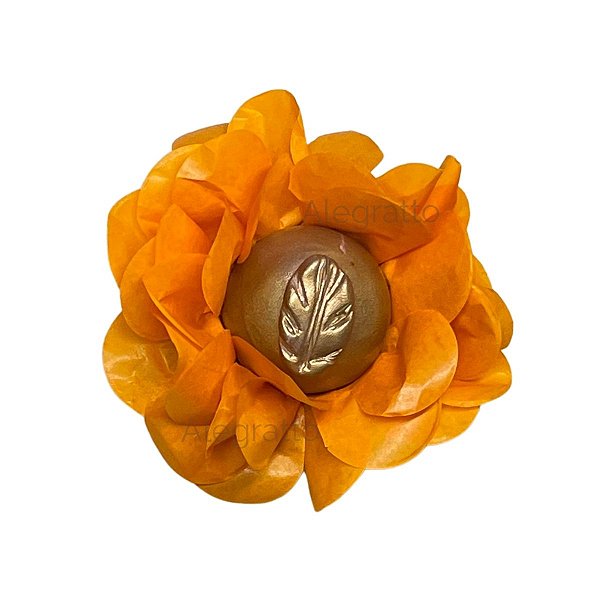 Forminha Delicatta  Papel  - Laranja New