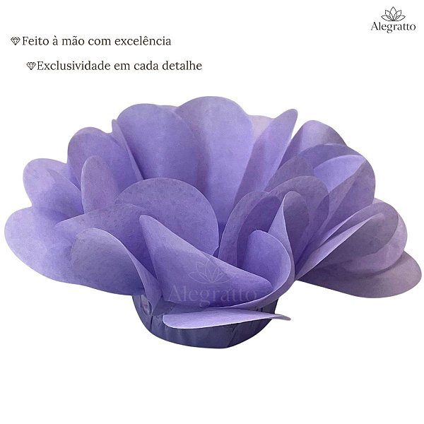 Forminha Delicatta - Papel-  Lilás