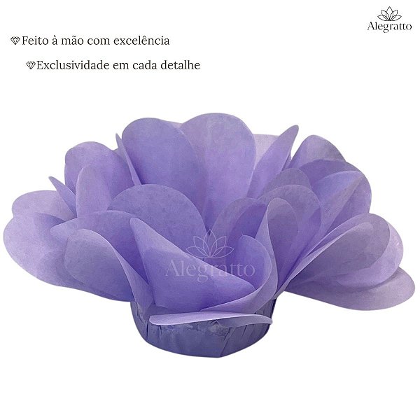 Forminha Delicatta  Papel  - Lavanda
