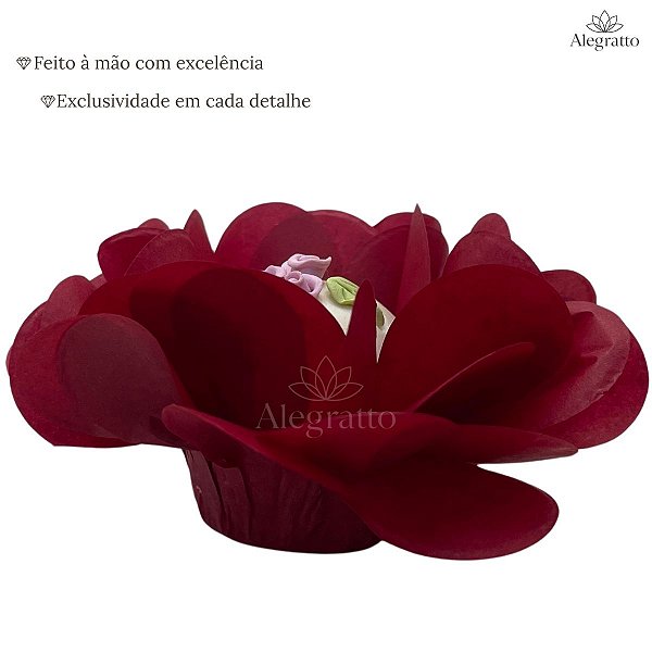 Forminha Delicatta - Papel - Marsala