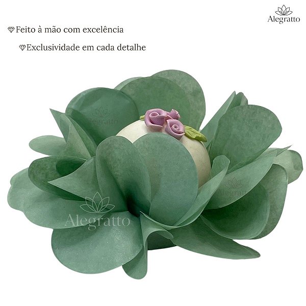 Forminha Delicatta  Papel - Verde Oliva Claro