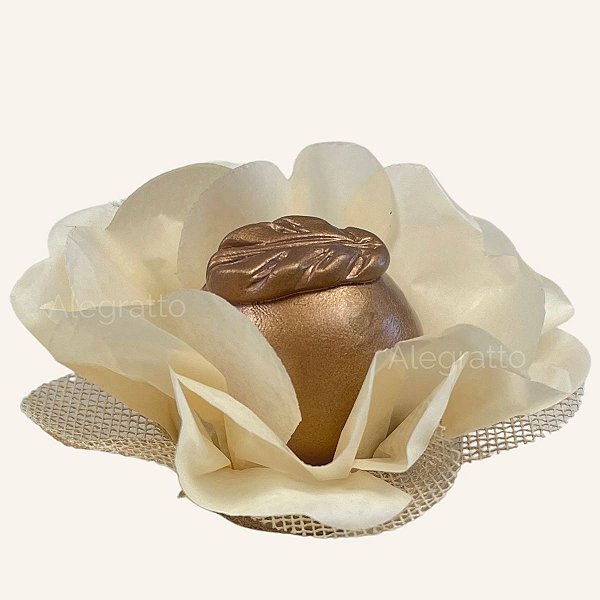 Forminha Lunita Papel com tela - Bege