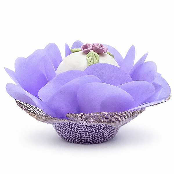 Forminha Lunita Papel com tela - Lilás