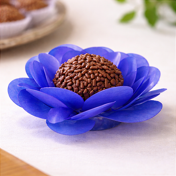 Kit forminhas Delicatta Papel - Azul Royal