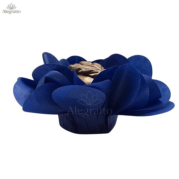Forminha Delicatta Papel - Azul petróleo