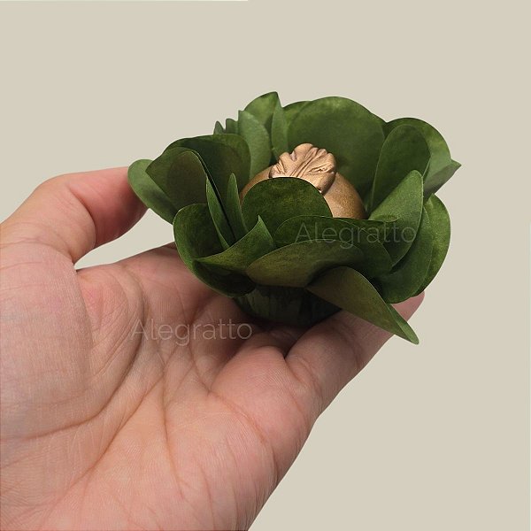 Forminha Delicatta Papel - Verde Pistache