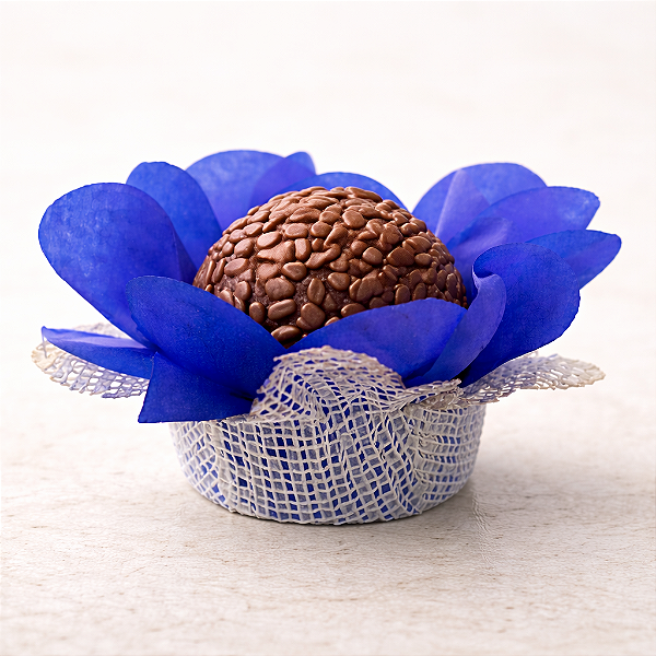 Forminha Lunita - Papel com tela - Azul royal