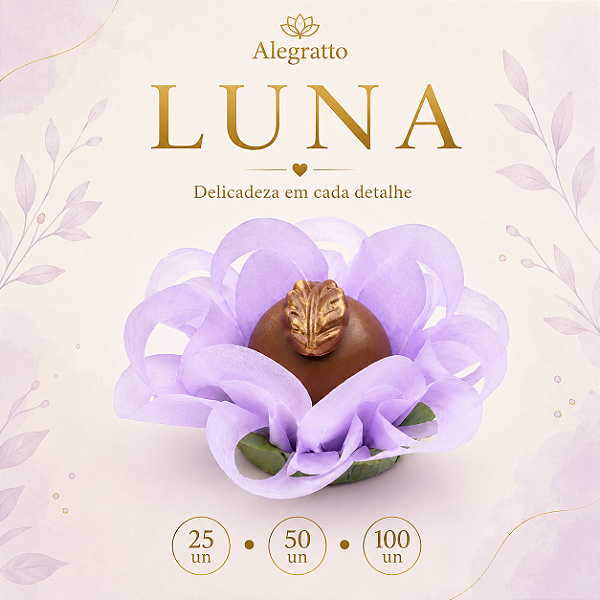 Kit forminhas Luna Papel - Lavanda