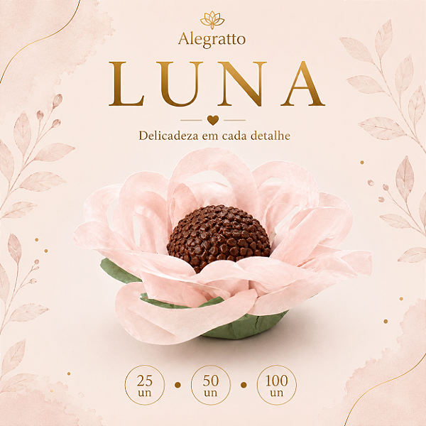 Kit forminhas Luna Papel - Rosa chá