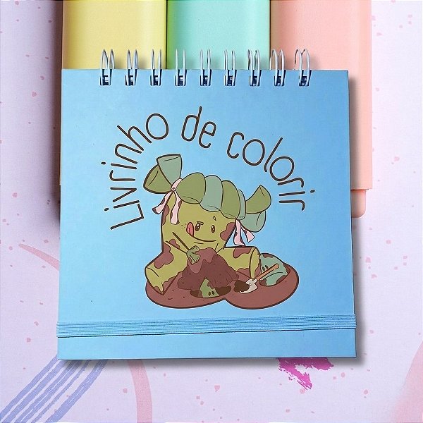 Livrinho de colorir da turminha