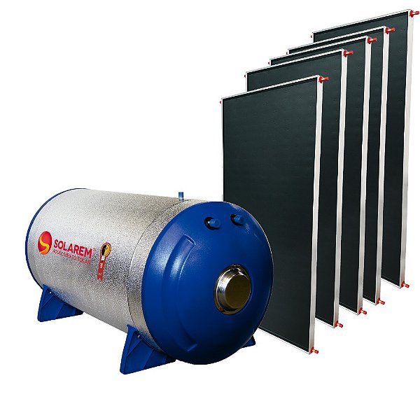 Aquecedor Solar 1000 Litros Solarem + 05 Coletores Lira 95.7 kwh/mês m²