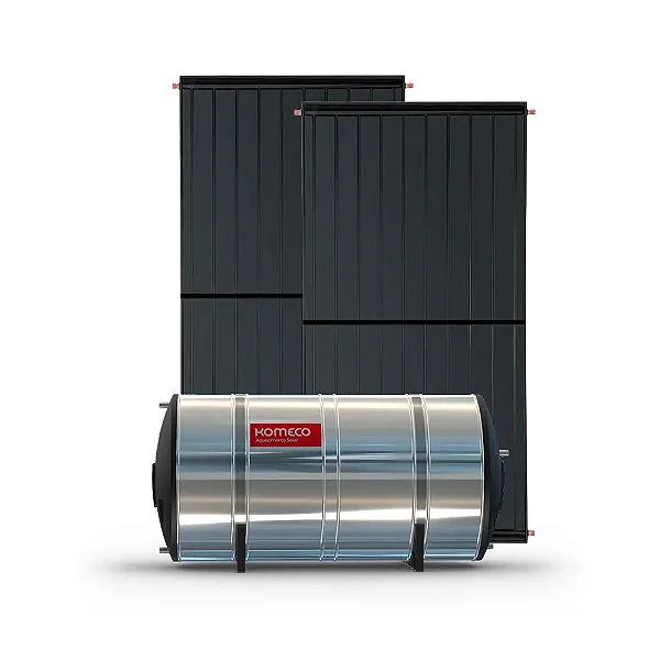 Kit Aquecimento Solar Água Baixa Pressão Inox 304 - Komeco