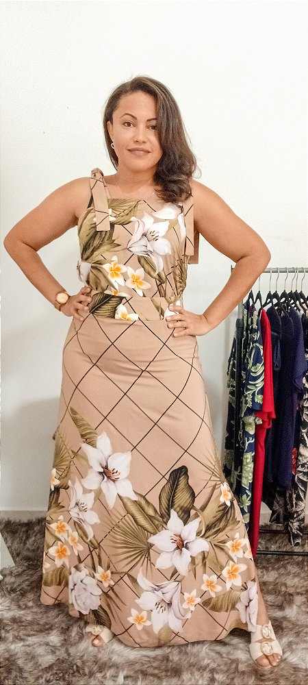 Saia Simone Estampa Lírios