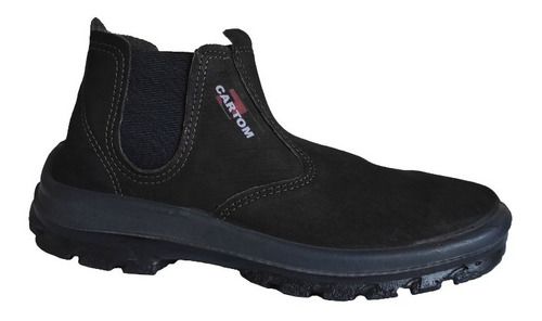Botina Agro Elástico Nobuck Café - CARTOM