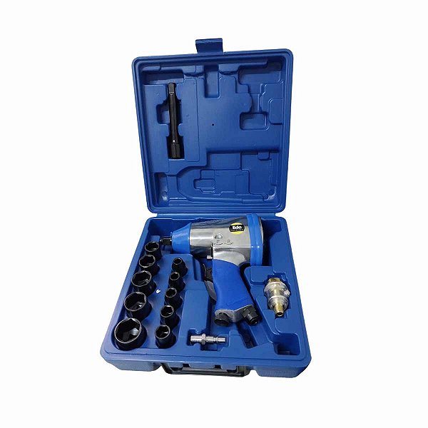 Chave Impacto 1/2" Profissional 31KG Leve C/Acessórios EDA