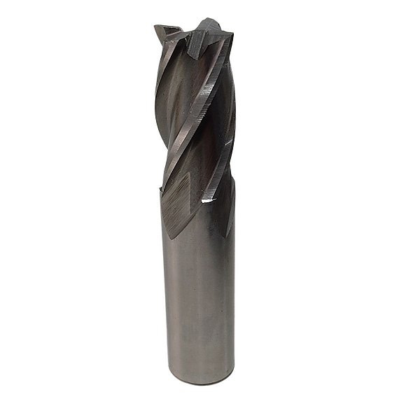 Fresa de Topo Reto Pol 4 Cortes Haste Cilindrica  HSS HT