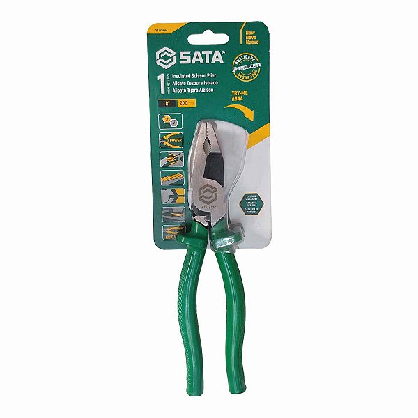 Alicate Universal de Corte Tesoura 8" SATA ST72504L