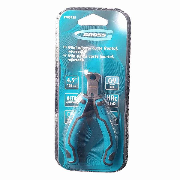 Alicate Corte Frontal Mini Reforçado Cr-Vanadio 4.1/2 GROSS