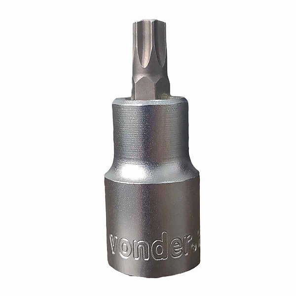 Soquete Torx Aço Cromo-Vánadio 1/2 VONDER
