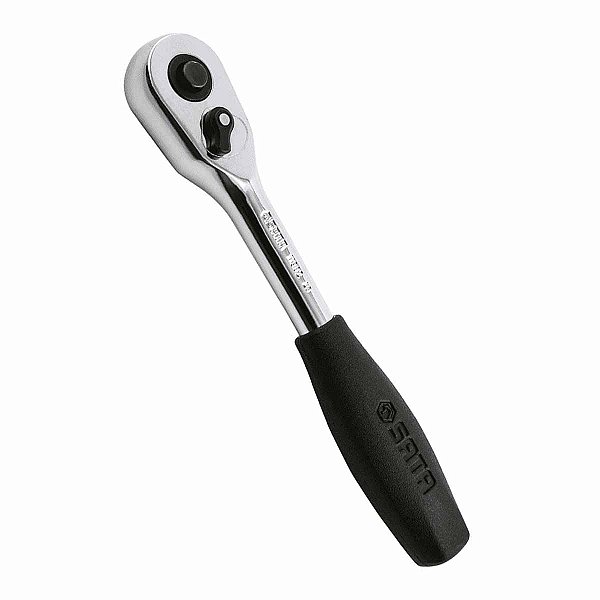 Catraca 3/8 60 Dentes Aço Cr-Vanadio com Cabo SATA ST12972ST