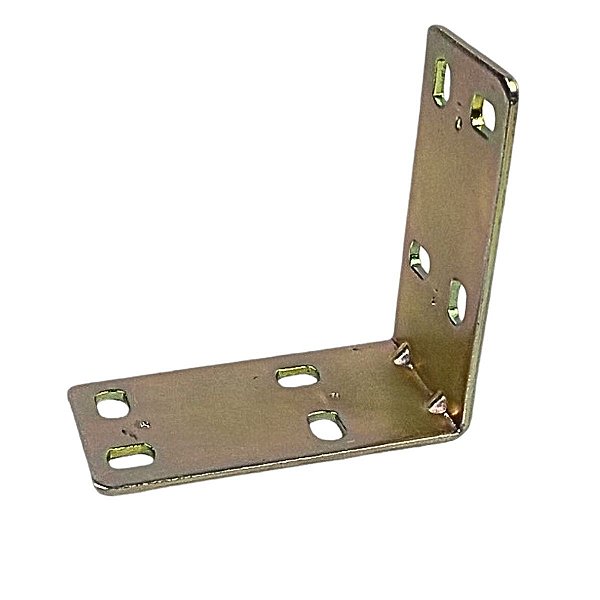 Placa Cantoneira de Junção Reforço Dobrada 30 X 60mm em Aço