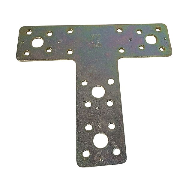Placa de Junção T Aço Galvanizado 40X95X150X2,5mm Minubras