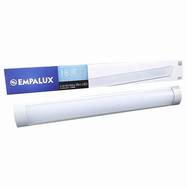 Luminária  Slim Led Linea Bivolt 18w 6.000k Hl31816 Empalux