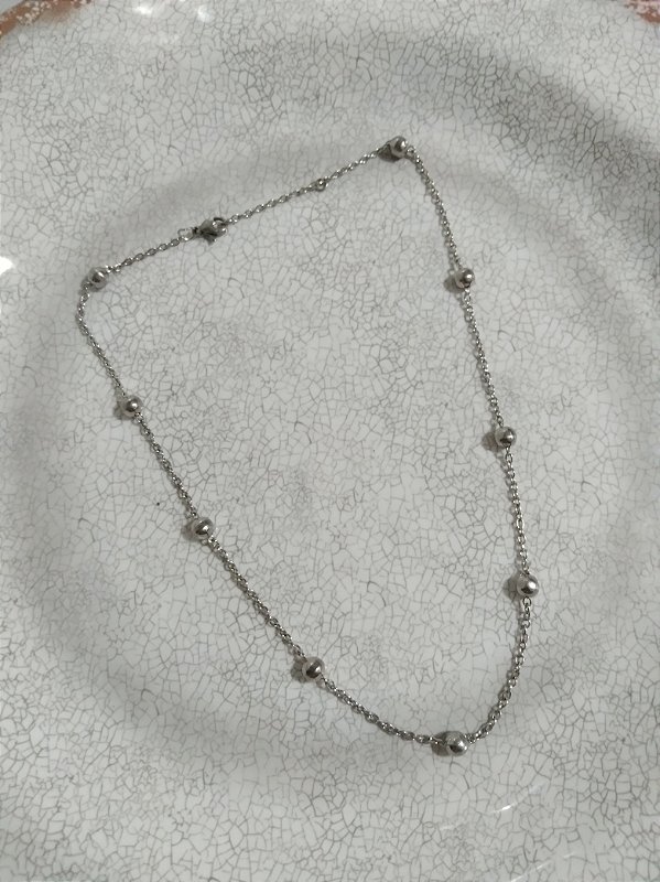 Choker de Bolinha Fixa