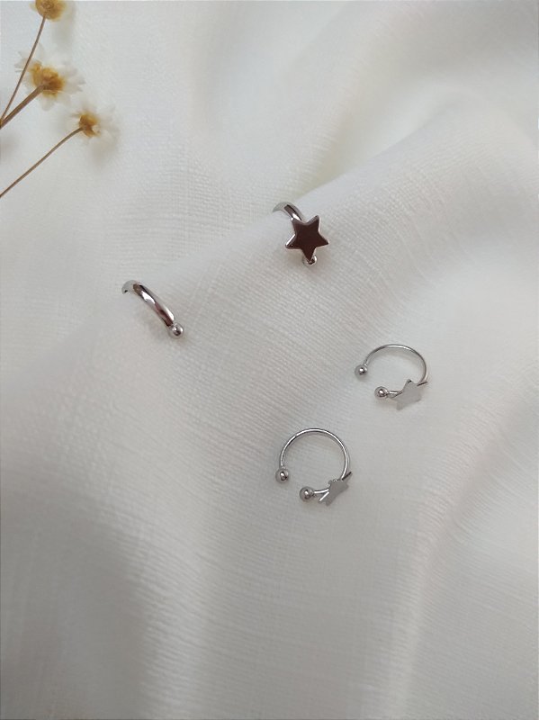 Piercing Fake Com Estrela
