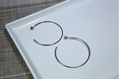 Argola Fina Aberta Grande