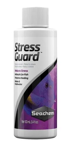 Seachem Stress Guard Antisséptico P/ Peixes De Aquário 100ml