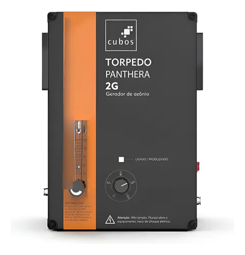 Ozônio Torpedo Panthera 2G (Até 20.000L) - Para aquários e lagos ornamentais - 127v