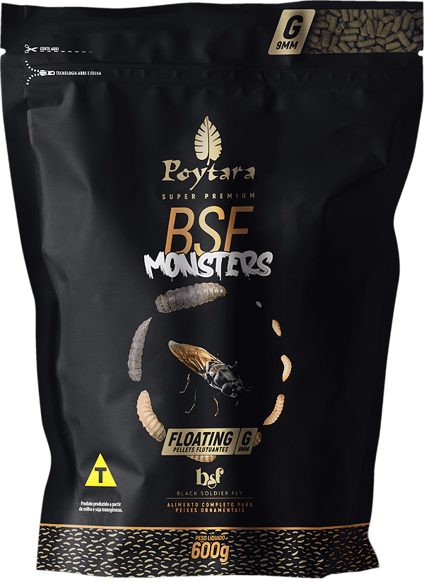 Ração BSF Monster Floating G 600g Poytara