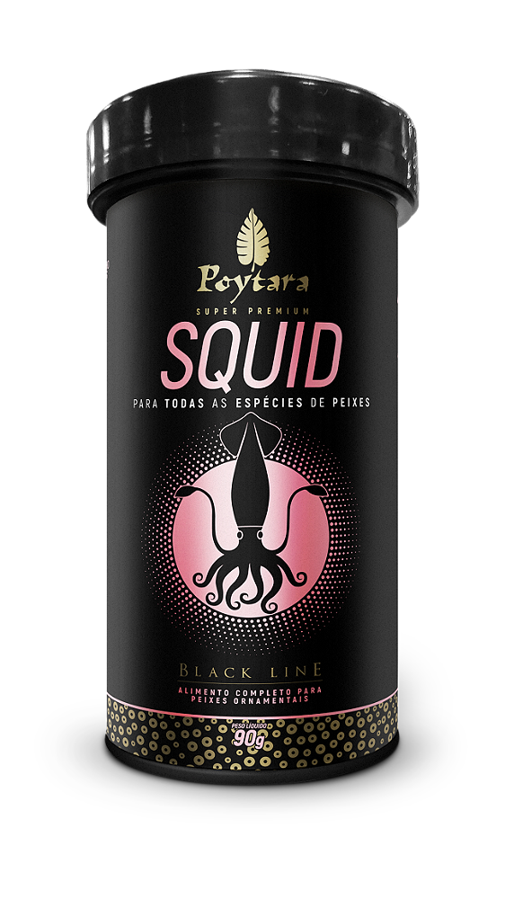 Squid Black Line 90g Poytara