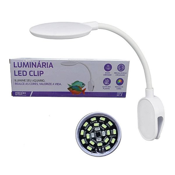 Maxxi Luminária LED Clip LC-3 3W