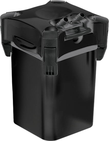 SICCE FILTRO EXTERNO CANISTER WHALE 200 BLACK NERO - 700 l / h - H.Máx 1,4 m - 6 W - 110 V - Cabo: 1,5m Comp. 17,5cm / Larg. 17,5cm / Alt. 26,3cm