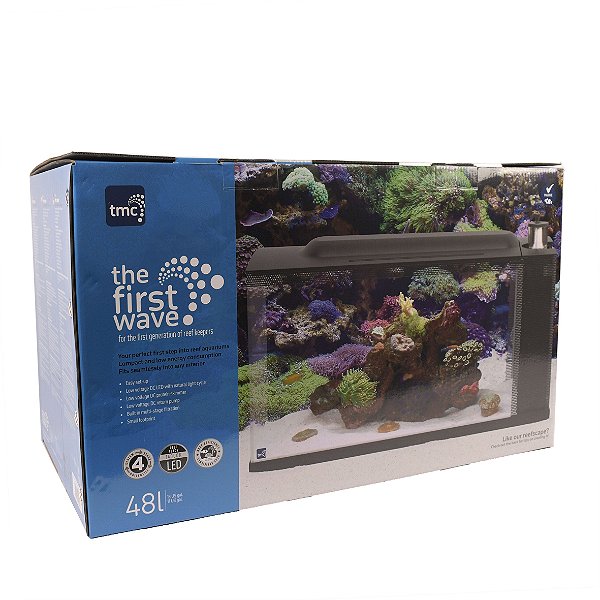TMC AQUARIUM SET FIRST WAVE BIVOLT - 48 L - Bivolt 58,5 x 29,5 x 32,5 cm