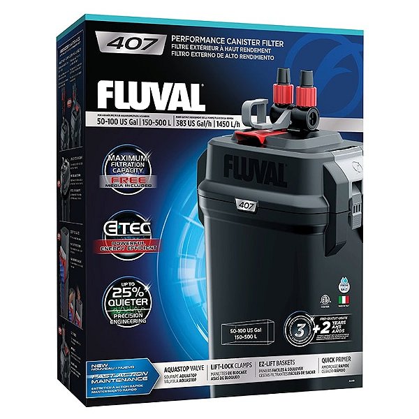 Hagen/Fluval F407 CANISTER FLUVAL 1.450LH 127V
