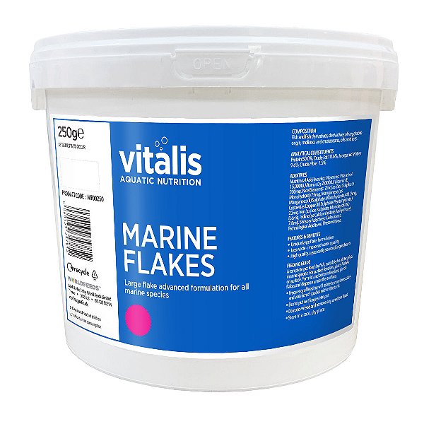 Vitalis Marine Flakes - 250g - USO EXCLUSIVO LOJA