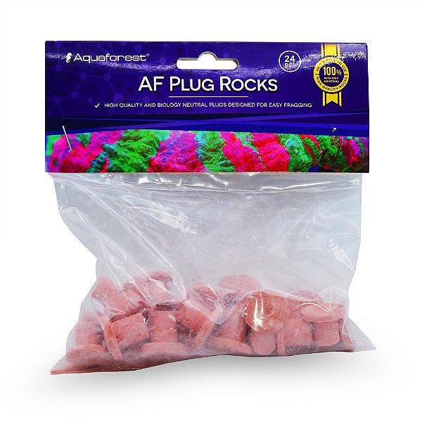 Aquaforest AF Plug Rocks - 250 pçs (Base para mudas de corais)