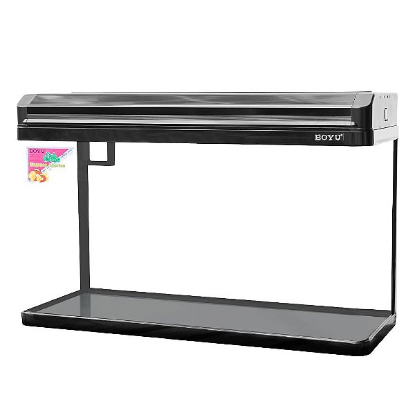 Aquário Curvo Boyu Ea- 120E LED 200L Preto 220V