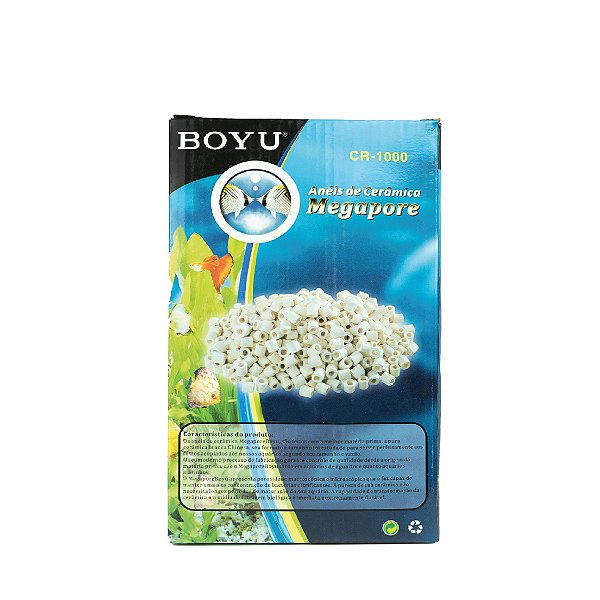 Cerâmica Megapore para Biologia Boyu 1KG CR-1000