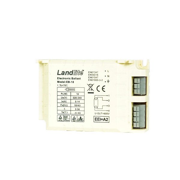 Reator UVC-18W Boyu Repair KIT Balast 110V