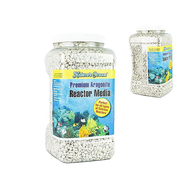Mídia para Reator de cálcio Natures Ocean Premium Aragonite 4-6MM 5KG