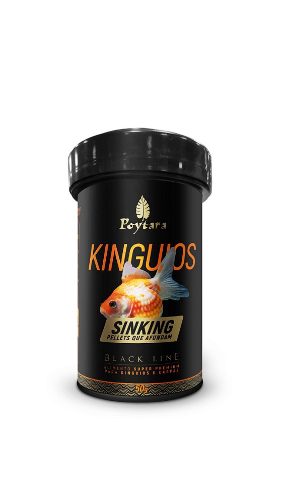 Ração Poytara Black Line Kinguio Sinking 50G