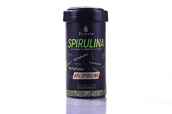 Ração Poytara Black Line Spirulina 40% Pellets M 120G